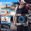 USB Rechargeable Ab Massage Belt – 6 Modes(Black)