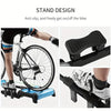 Quiet Indoor Cycling Trainer Rollers - Adjustable Resistance(Blue)
