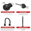 Pulley Cable System Pull Down Lift Attachment Black