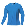 Mens Long and Short Sleeve Ice Silk Quick Dry Sports Top for Running Gym Hiking and Outdoor Training