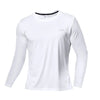 Mens Long and Short Sleeve Ice Silk Quick Dry Sports Top for Running Gym Hiking and Outdoor Training
