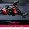 Fishing Reel 8kg Max Drag Right-Handed Red