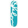 SHALOM SCRIPT DECK TEAL