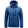 Men's Lightweight Hooded Insulated Puffer Jacket for Outdoor & Travel