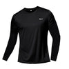 Mens Long and Short Sleeve Ice Silk Quick Dry Sports Top for Running Gym Hiking and Outdoor Training