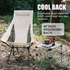 Portable Camping Chair - Lightweight Aluminum Alloy with Headrest
