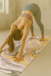Yoga Mat | 6mm Thick | Marble | Non-Slip | Eco Friendly | Yune Yoga | Cassiopeia